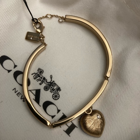 Coach Reversible Heart Charm Bracelet - Picture 4 of 4